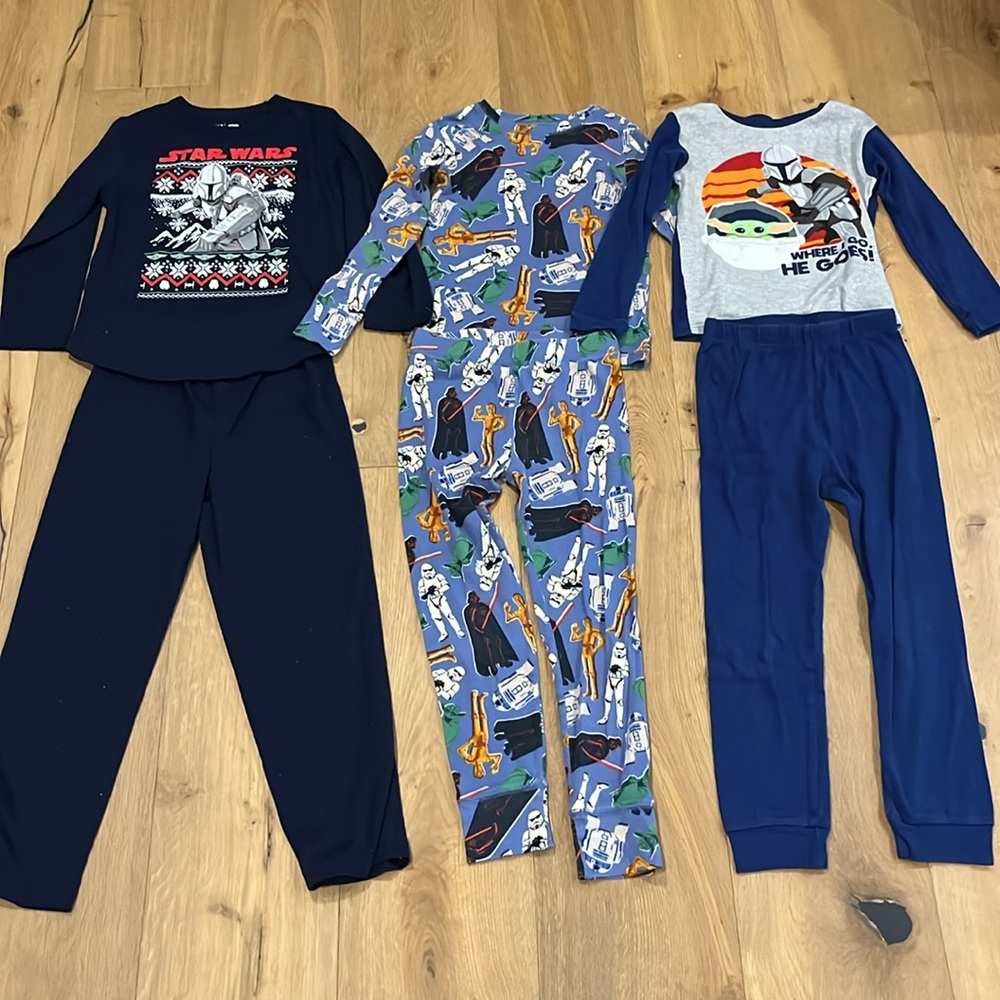 Star Wars Boys Pajamas, Set of 2, size 8